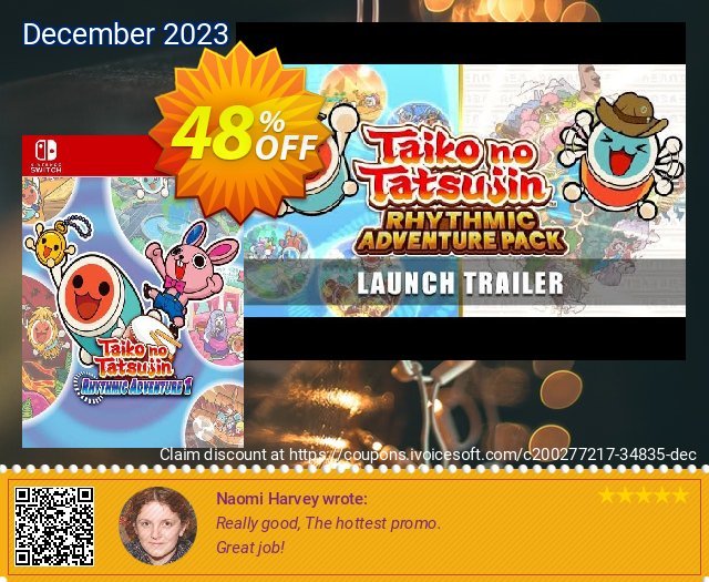 Taiko no Tatsujin Rhythmic Adventure Pack 1 Switch (EU) toll Preisnachlass Bildschirmfoto