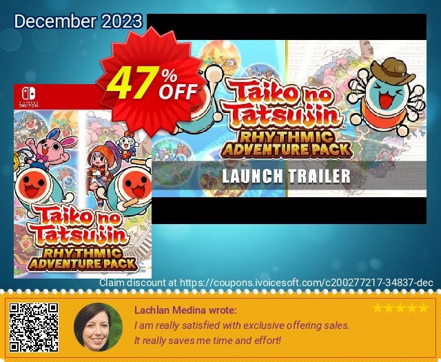 Taiko no Tatsujin: Rhythmic Adventure Pack Switch (EU) mengagetkan diskon Screenshot