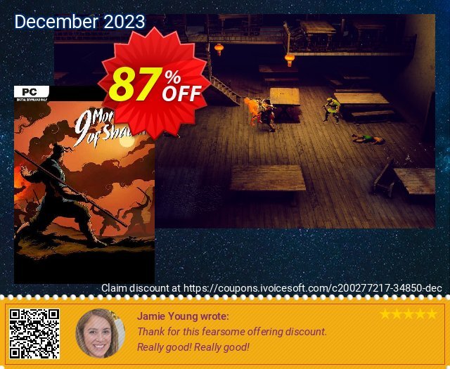 9 Monkeys of Shaolin PC tersendiri voucher promo Screenshot
