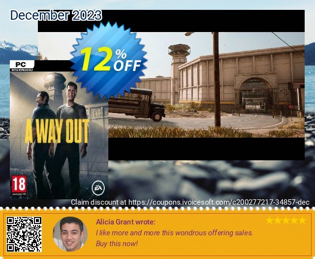 A Way Out PC (EN) discount 12% OFF, 2024 Easter Day discount. A Way Out PC (EN) Deal 2024 CDkeys