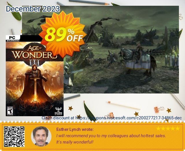 Age of Wonders III PC 可怕的 产品销售 软件截图