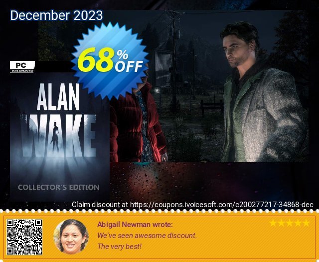 Alan Wake Collector&#039;s Edition PC keren kupon diskon Screenshot