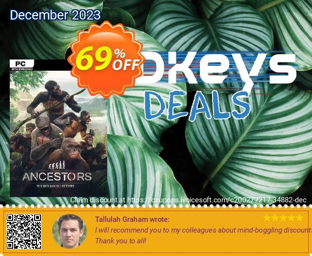 Ancestors: The Humankind Odyssey PC (EU) (Steam) discount 69% OFF, 2024 World Press Freedom Day offering sales. Ancestors: The Humankind Odyssey PC (EU) (Steam) Deal 2024 CDkeys