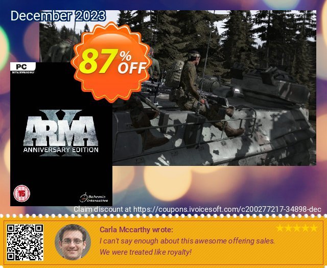 ARMA X: Anniversary Edition PC discount 87% OFF, 2024 Resurrection Sunday offering deals. ARMA X: Anniversary Edition PC Deal 2024 CDkeys