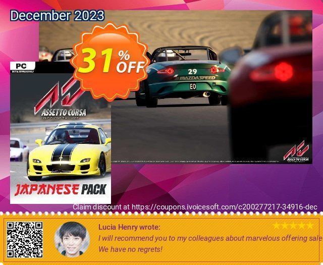 Assetto Corsa - Japanese Pack PC - DLC discount 31% OFF, 2024 April Fools' Day offering sales. Assetto Corsa - Japanese Pack PC - DLC Deal 2024 CDkeys