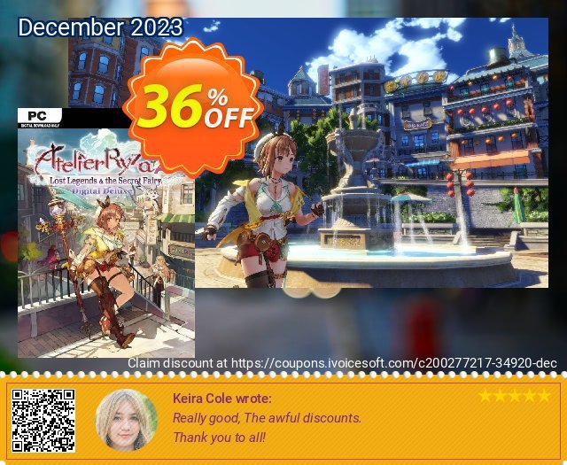 Atelier Ryza 2: Lost Legends & the Secret Fairy - Deluxe Edition PC discount 36% OFF, 2024 World Heritage Day offering sales. Atelier Ryza 2: Lost Legends &amp; the Secret Fairy - Deluxe Edition PC Deal 2024 CDkeys