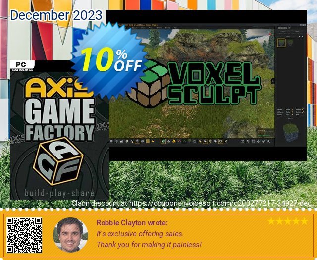 Axis Game Factory&#039;s AGFPRO  Voxel Sculpt DLC PC mengherankan penawaran Screenshot