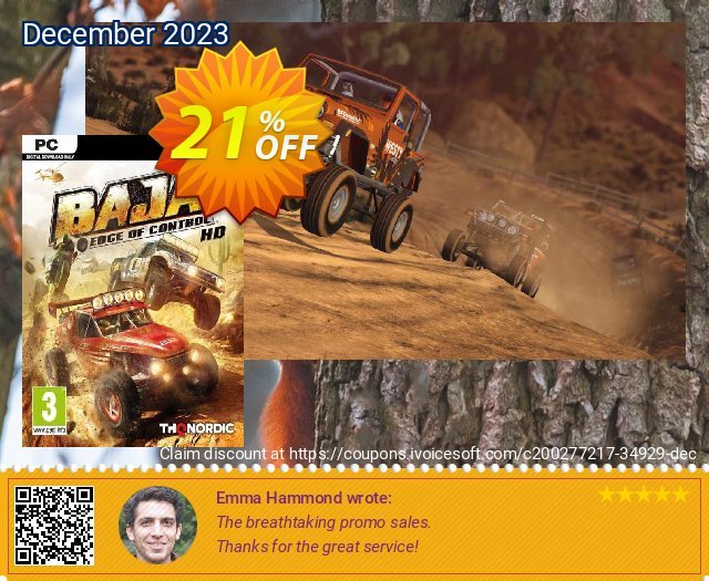 Baja - Edge of Control HD PC discount 21% OFF, 2024 National Coffee Day offering discount. Baja - Edge of Control HD PC Deal 2024 CDkeys