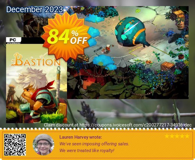 Bastion PC exklusiv Sale Aktionen Bildschirmfoto