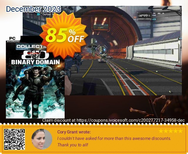 Binary Domain Collection PC discount 85% OFF, 2024 National Dance Day offering sales. Binary Domain Collection PC Deal 2024 CDkeys