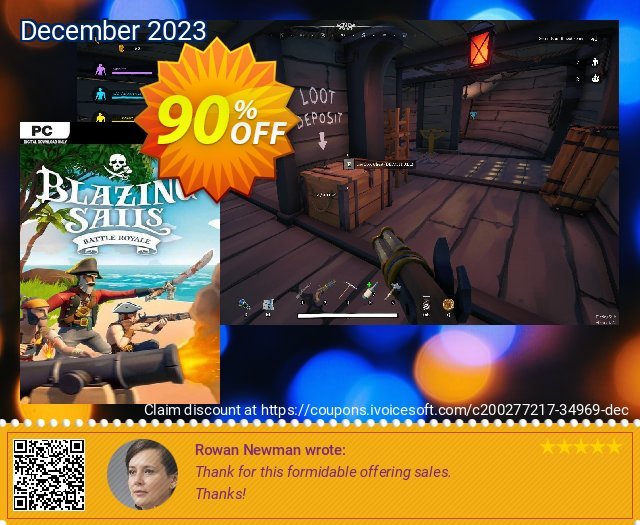 Blazing Sails: Pirate Battle Royale PC discount 90% OFF, 2024 Programmers' Day offering deals. Blazing Sails: Pirate Battle Royale PC Deal 2024 CDkeys