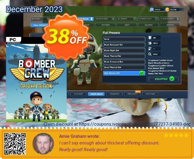 Bomber Crew - Deluxe Edition PC discount 38% OFF, 2024 Resurrection Sunday offering sales. Bomber Crew - Deluxe Edition PC Deal 2024 CDkeys