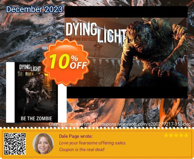 Dying Light - Be The Zombie DLC PC discount 10% OFF, 2024 World Heritage Day promo. Dying Light - Be The Zombie DLC PC Deal