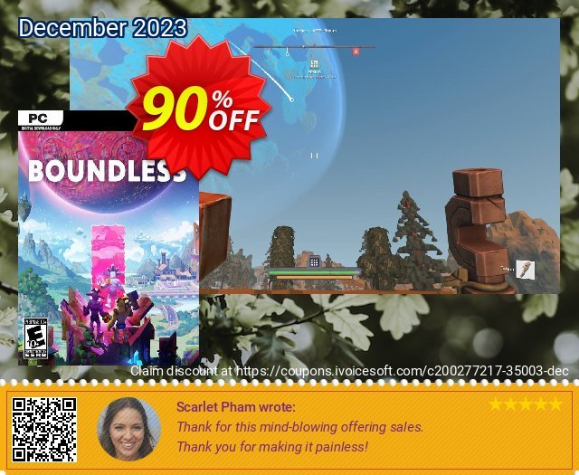 Boundless PC terpisah dr yg lain voucher promo Screenshot