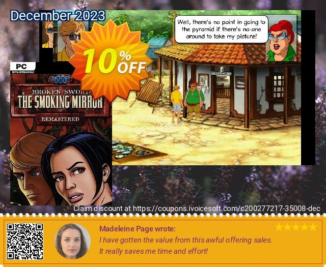 Broken Sword 2  the Smoking Mirror Remastered PC 令人恐惧的 产品销售 软件截图