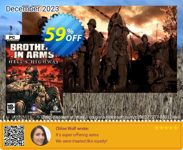 Brothers in Arms - Hell’s Highway PC discount 59% OFF, 2024 Easter Day offering deals. Brothers in Arms - Hell’s Highway PC Deal 2024 CDkeys