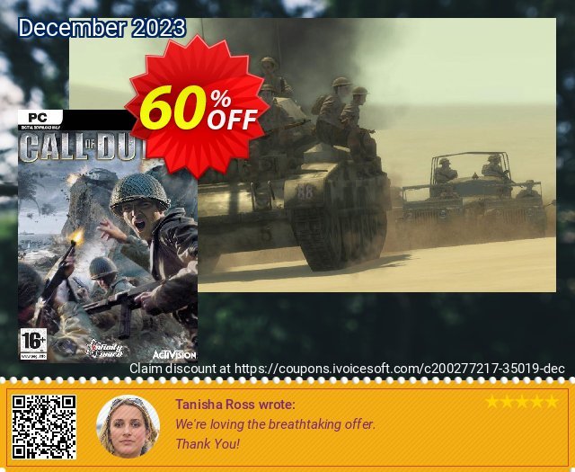 Call of Duty 2 PC luar biasa penawaran deals Screenshot