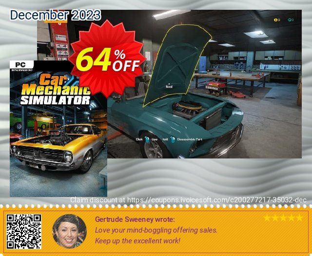 Car Mechanic Simulator 2018 PC ausschließenden Ausverkauf Bildschirmfoto