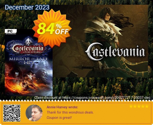 Castlevania Lords of Shadow Mirror of Fate HD PC 令人敬畏的 产品销售 软件截图