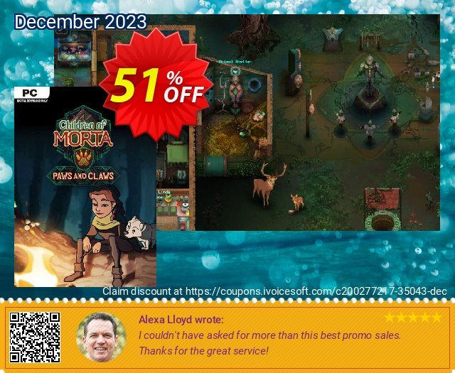 Children of Morta: Paws and Claws PC - DLC discount 51% OFF, 2024 Resurrection Sunday promotions. Children of Morta: Paws and Claws PC - DLC Deal 2024 CDkeys