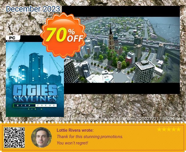 Cities Skyline PC - Deep Focus Radio DLC umwerfende Förderung Bildschirmfoto
