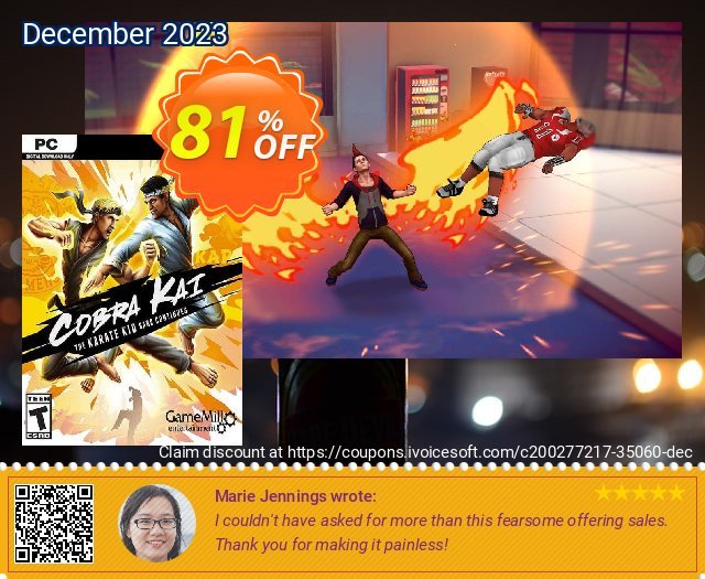 Cobra Kai: The Karate Kid Saga Continues PC exklusiv Promotionsangebot Bildschirmfoto