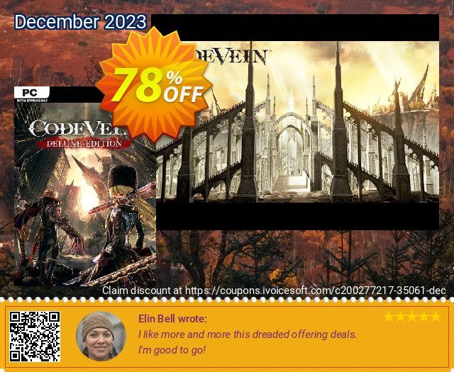 Code Vein Deluxe Edition PC (EU) khusus deals Screenshot