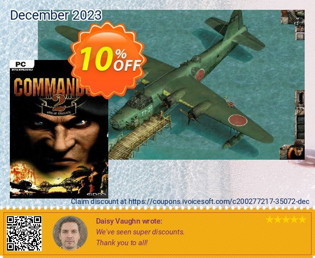 Commandos 2 Men of Courage PC discount 10% OFF, 2024 Easter Day offering sales. Commandos 2 Men of Courage PC Deal 2024 CDkeys
