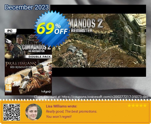 Commandos 2 & Praetorians HD Remaster Double Pack PC (EU) discount 69% OFF, 2024 Resurrection Sunday offering sales. Commandos 2 &amp; Praetorians HD Remaster Double Pack PC (EU) Deal 2024 CDkeys