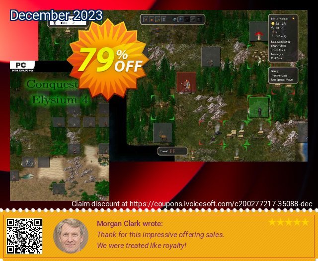 Conquest of Elysium 4 PC marvelous voucher promo Screenshot