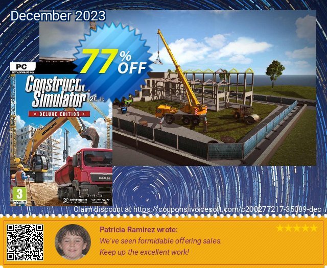 Construction Simulator 2015 Deluxe Edition PC spitze Sale Aktionen Bildschirmfoto