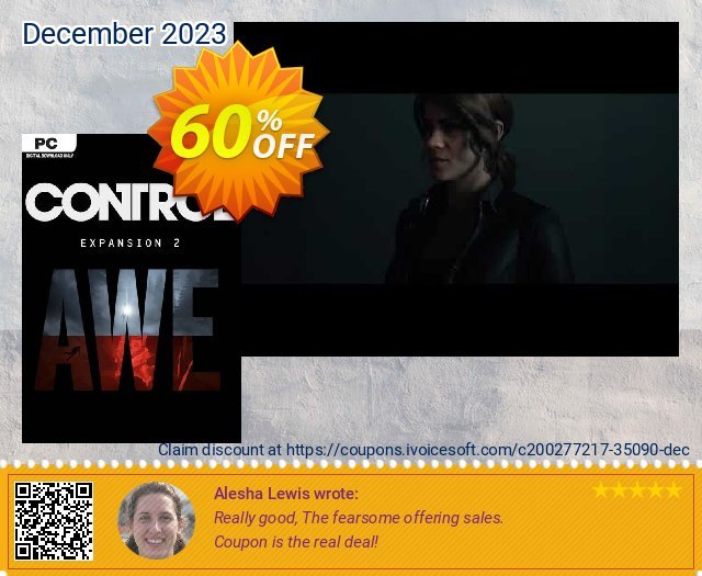 Control -  AWE: Expansion 2 PC - DLC discount 60% OFF, 2024 Labour Day offering sales. Control -  AWE: Expansion 2 PC - DLC Deal 2024 CDkeys