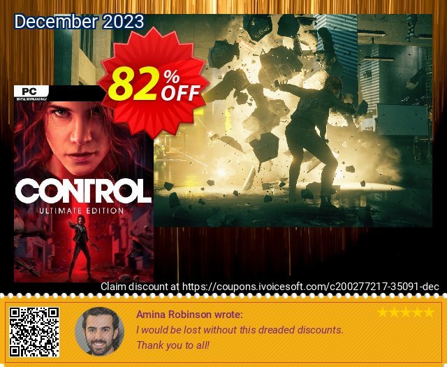 Control Ultimate Edition PC discount 82% OFF, 2024 Working Day offering sales. Control Ultimate Edition PC Deal 2024 CDkeys