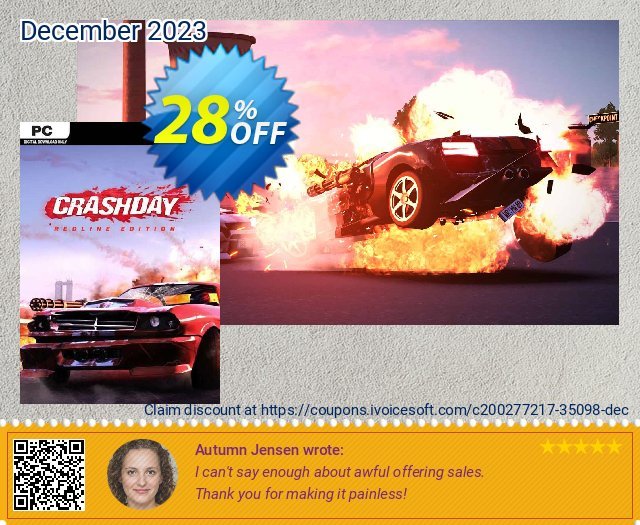 Crashday Redline Edition PC discount 28% OFF, 2024 April Fools' Day offering sales. Crashday Redline Edition PC Deal 2024 CDkeys
