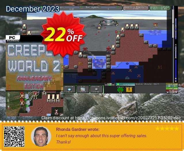 Creeper World 2: Anniversary Edition PC atemberaubend Preisreduzierung Bildschirmfoto