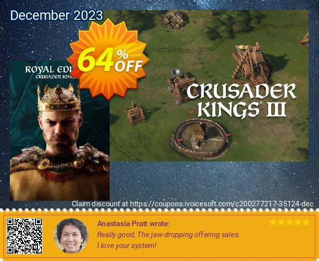 Crusader Kings III: Royal Edition PC 令人震惊的 销售 软件截图