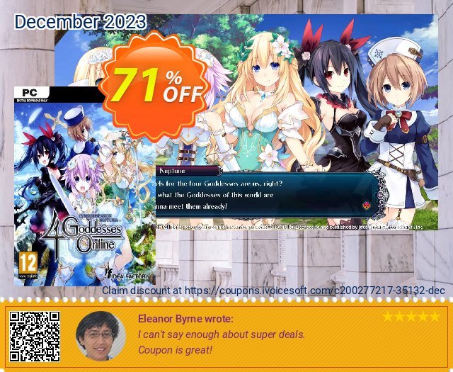 Cyberdimension Neptunia: 4 Goddesses Online PC wunderbar Disagio Bildschirmfoto