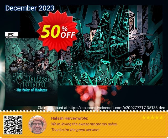 Darkest Dungeon: The Color Of Madness PC - DLC megah penawaran sales Screenshot