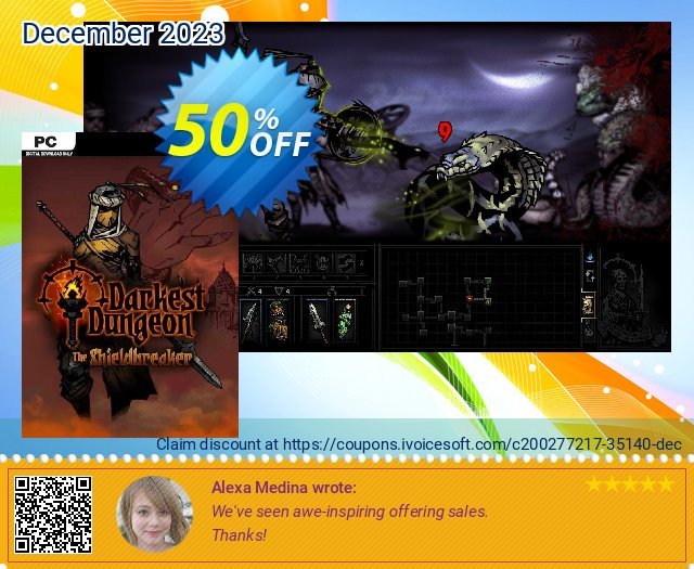 Darkest Dungeon - The Shieldbreaker PC - DLC discount 50% OFF, 2024 Labour Day offer. Darkest Dungeon - The Shieldbreaker PC - DLC Deal 2024 CDkeys