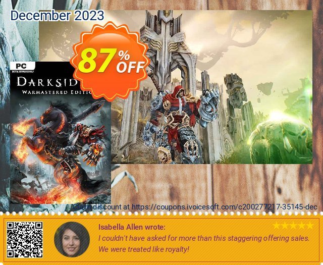 Darksiders Warmastered Edition PC discount 87% OFF, 2024 World Heritage Day offering deals. Darksiders Warmastered Edition PC Deal 2024 CDkeys