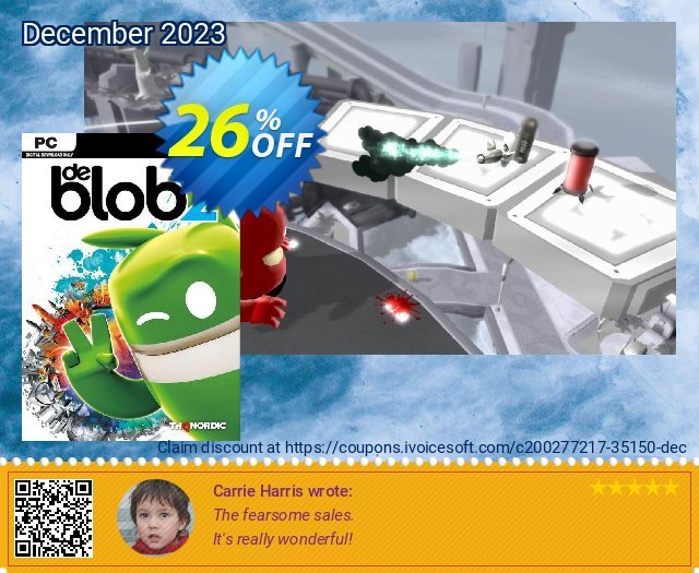 de Blob 2 PC marvelous kode voucher Screenshot