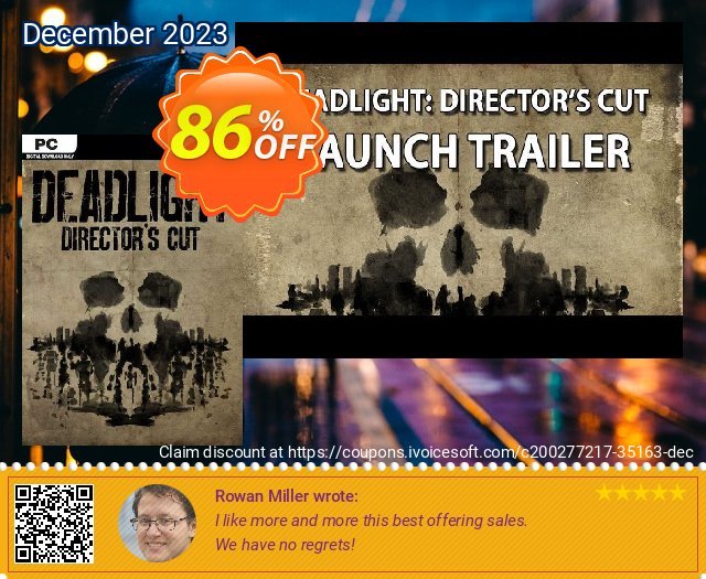 Deadlight: Directors Cut PC (EU) discount 86% OFF, 2024 ​Spooky Day offering sales. Deadlight: Directors Cut PC (EU) Deal 2024 CDkeys