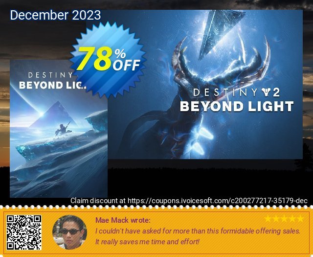 Destiny 2: Beyond Light PC umwerfenden Angebote Bildschirmfoto