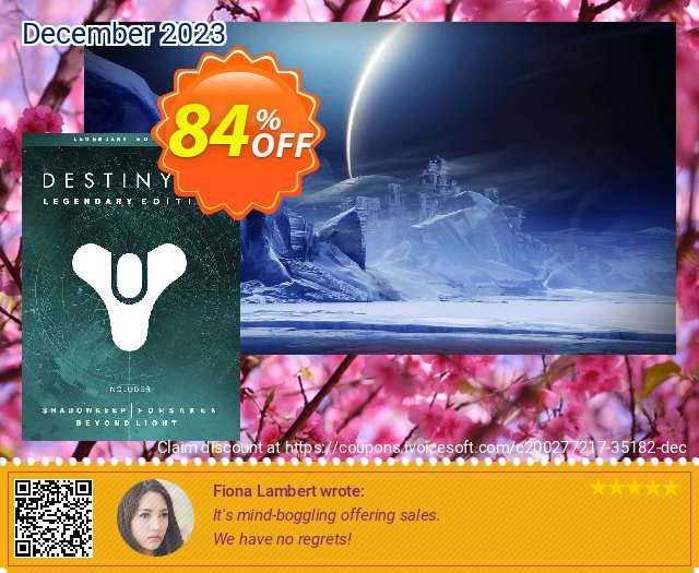 Destiny 2: Legendary Edition PC 惊人的 促销 软件截图