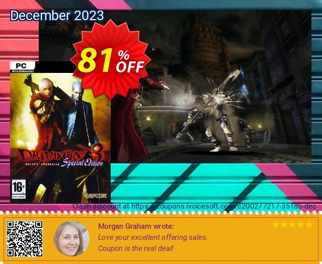 Devil May Cry 3 - Special Edition PC discount 81% OFF, 2024 World Heritage Day promo. Devil May Cry 3 - Special Edition PC Deal 2024 CDkeys