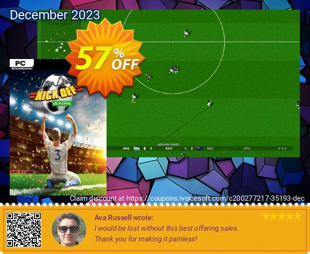 Dino Dini&#039;s Kick Off Revival PC unik promo Screenshot