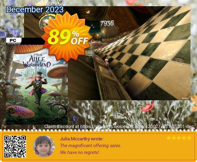 Disney Alice in Wonderland PC megah penawaran waktu Screenshot