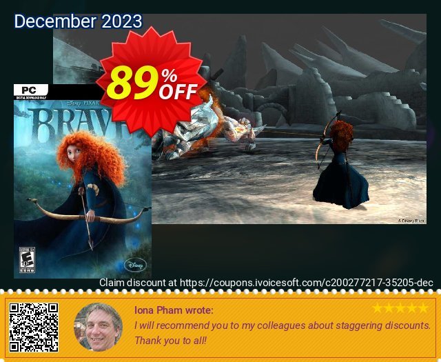 Disney Pixar Brave The Video Game PC beeindruckend Preisnachlass Bildschirmfoto