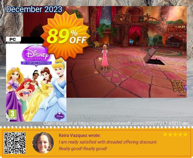 Disney Princess My Fairytale Adventure PC menakuntukan promosi Screenshot