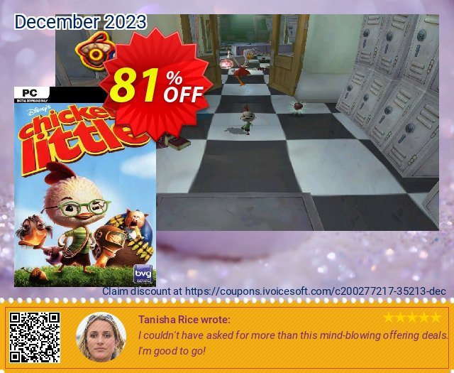 Disneys Chicken Little PC spitze Promotionsangebot Bildschirmfoto